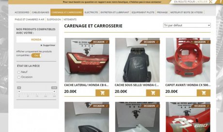 Vente en ligne pièces occasion moto à Bourg-en-Bresse